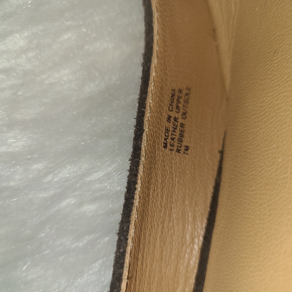 Kors Michael Kors Size 7 M Brown Suede MaryJane Wedge Shoes - Picture 6 of 8